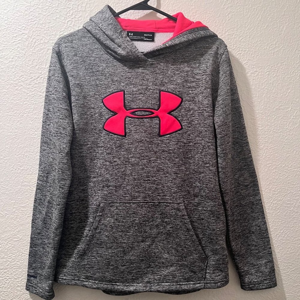 Under Armour Storm Coldgear Hoodie Gray Space Dye‎ Women's Sweater Size S